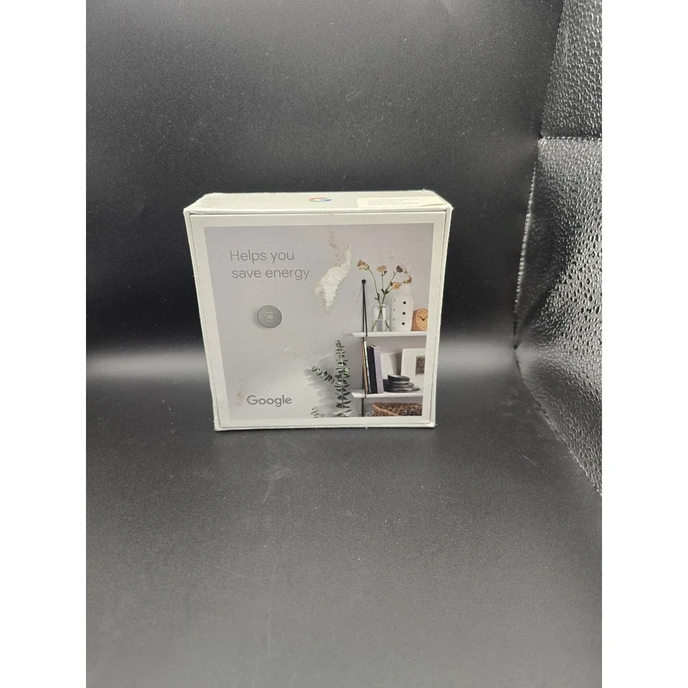 Google Nest Smart Thermostat, Charcoal - GA02081-US Model: G4CVZ - NEW BOX Seale